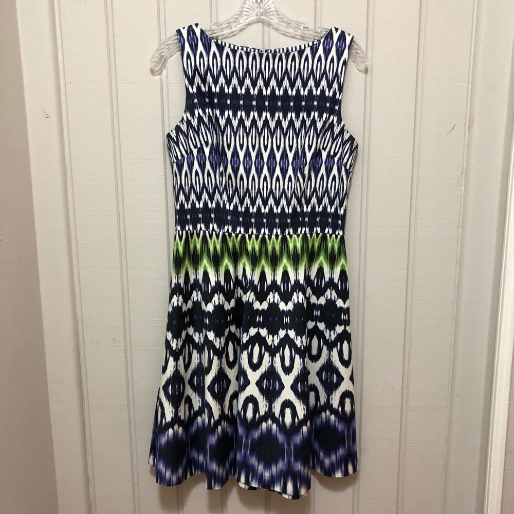 Maggy London watercolor print dress